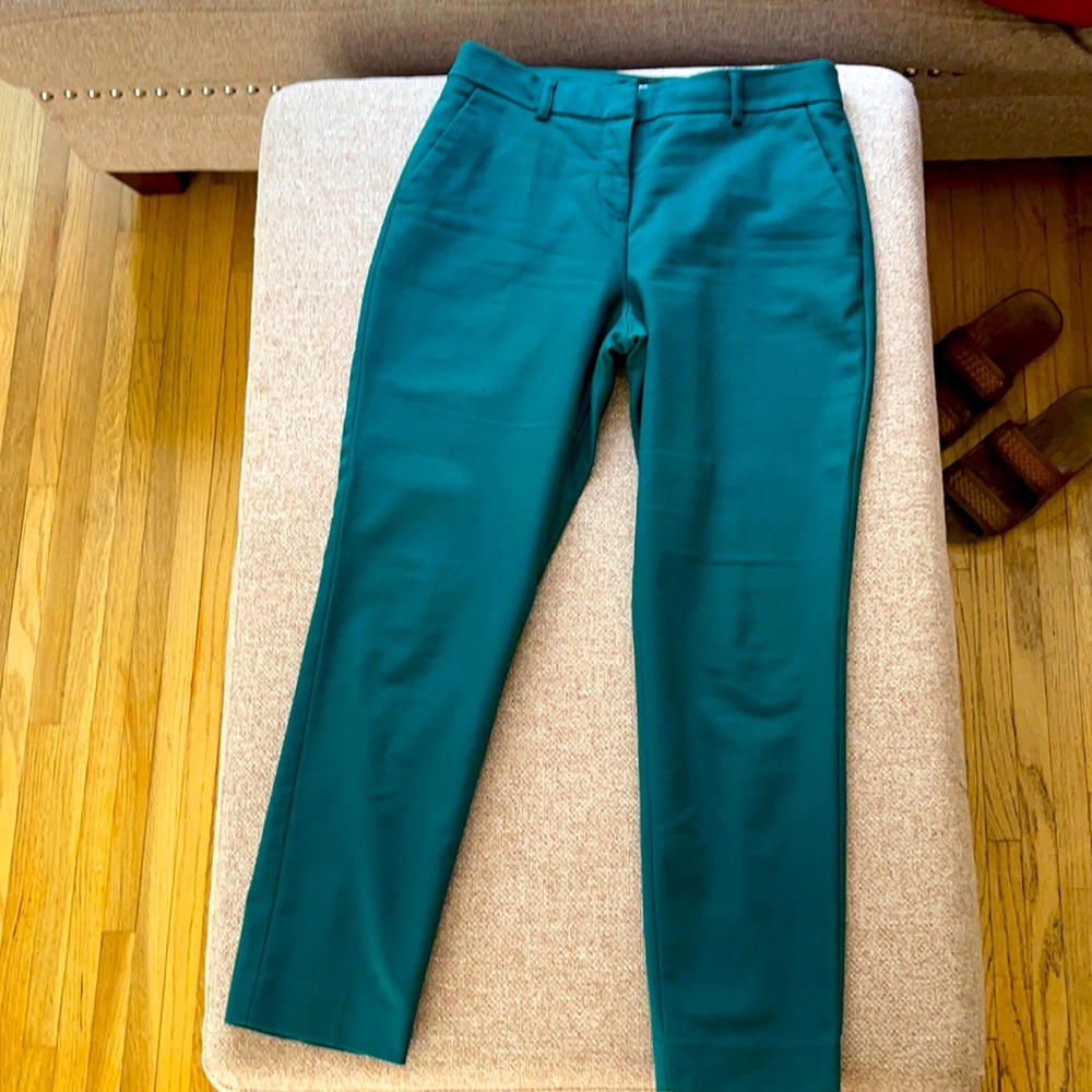 Express columnist ankle dress green pants